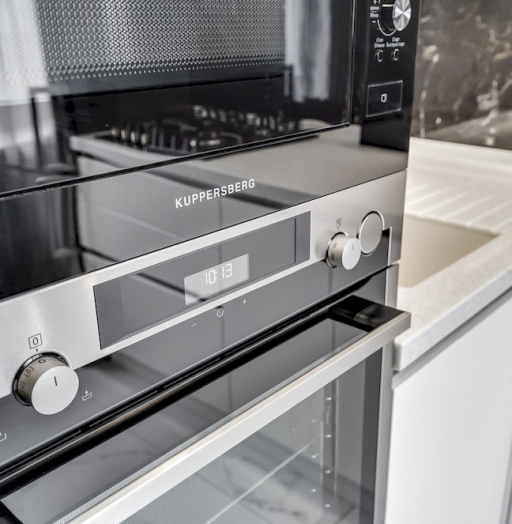 Белый кухонный гарнитур-Угловая кухня глянец «Модель 770»-фото7