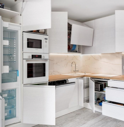 Белый кухонный гарнитур-Кухня из ЛДСП «Модель 583»-фото6